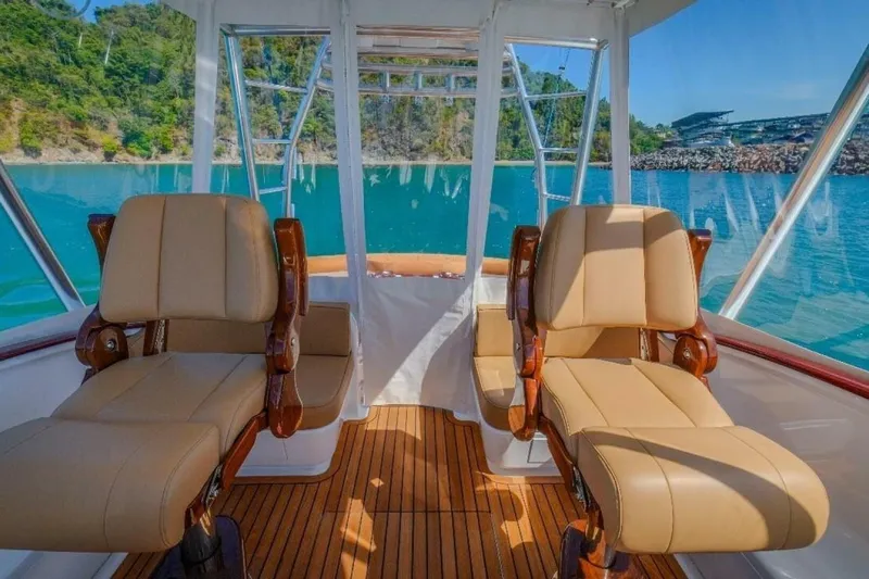 Game On Yacht Photos Pics 2024 Maverick Yachts Costa Rica 36 Walkaround- GAME ON- Helm