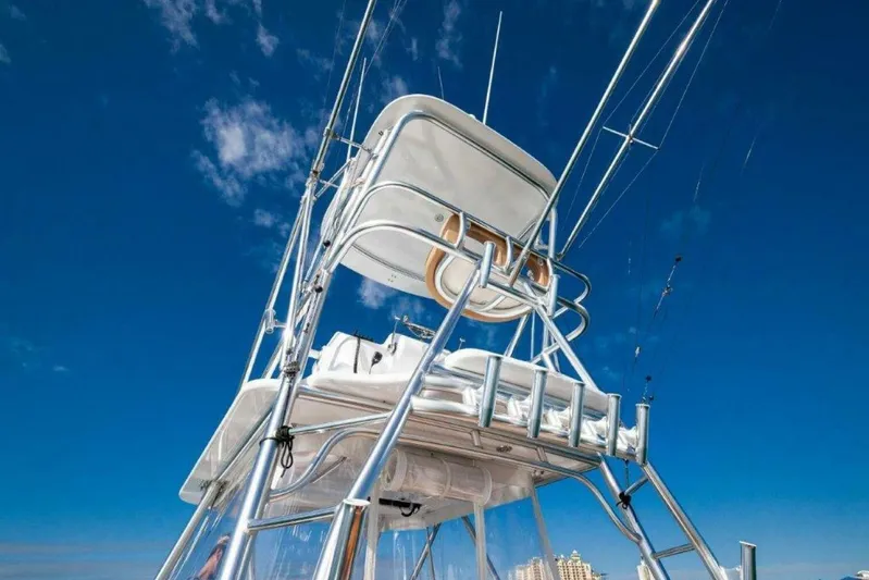 Game On Yacht Photos Pics 2024 Maverick Yachts Costa Rica 36 Walkaround- GAME ON- Tower