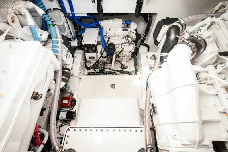 Game On Yacht Photos Pics 2024 Maverick Yachts Costa Rica 36 Walkaround- GAME ON- Engine Room