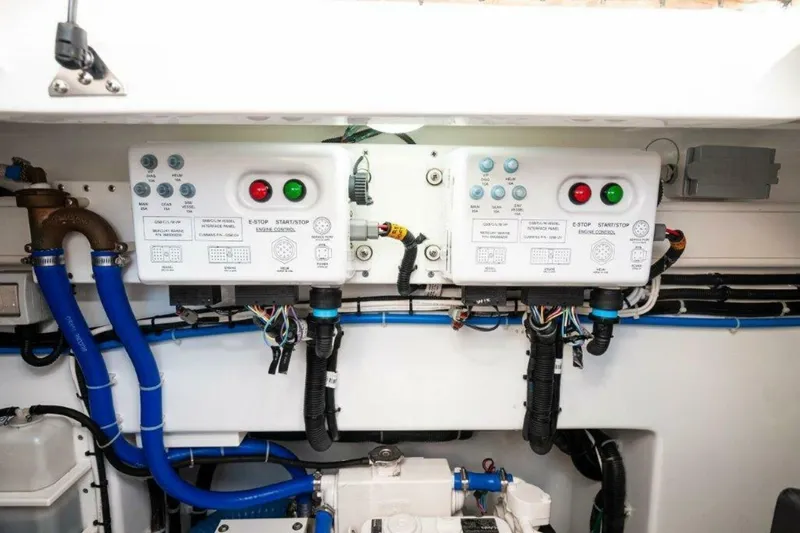 Game On Yacht Photos Pics 2024 Maverick Yachts Costa Rica 36 Walkaround- GAME ON- Engine Room