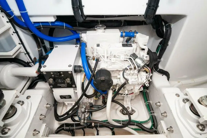 Game On Yacht Photos Pics 2024 Maverick Yachts Costa Rica 36 Walkaround- GAME ON- Engine Room