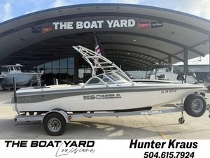 2002 Moomba Outback LSV boat on trailer at The Boat Yard, Louisiana.