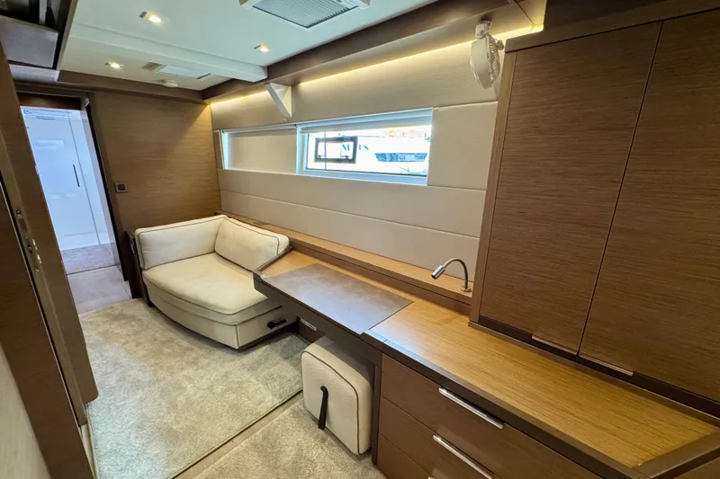 Promprang Yacht Photos Pics Luxurious interior of 2020 Lagoon 50 yacht with modern furnishings and ample natural light.