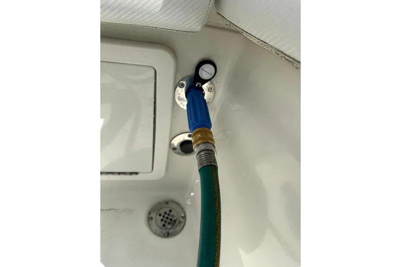  Yacht Photos Pics Water connection on a 2017 Hydra-Sports 4200 Siesta boat.