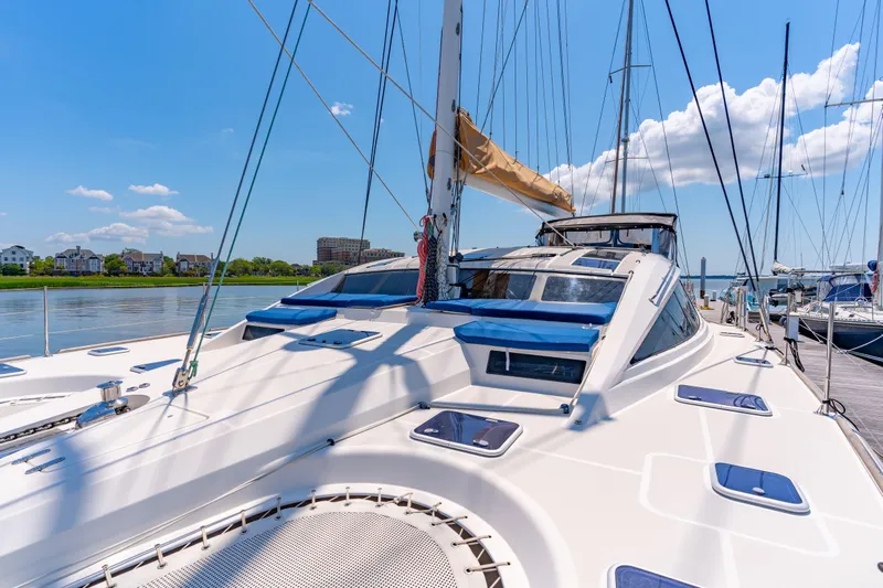 La Cura Yacht Photos Pics Luxury Privilege Series 5 yacht on a sunny day, docked by the waterfront, 2015 model.