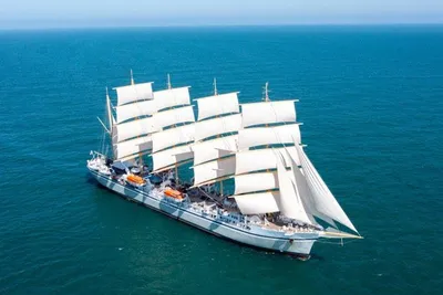Custom 531' Ice Class Sailing Tall Cruise Ship