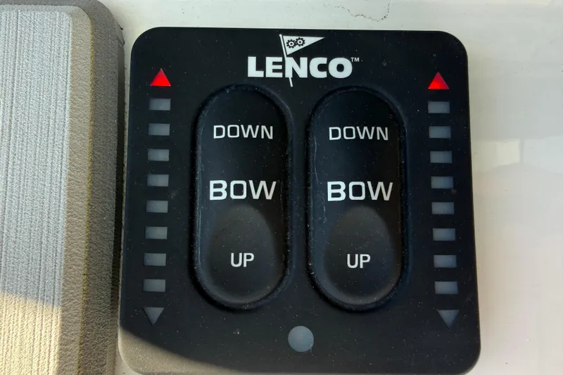  Yacht Photos Pics Lenco trim tab control panel on 2024 Sea Fox 288 Commander boat.