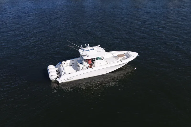 35 Boston Whaler Yacht Photos Pics Boston Whaler 35 - Aerial Profile