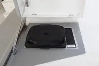 Built-in Kenyon grill on 2021 Leopard 50 yacht deck.