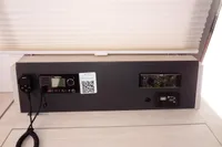 Control panel of a 2021 Leopard 50 yacht with communication and navigation equipment.
