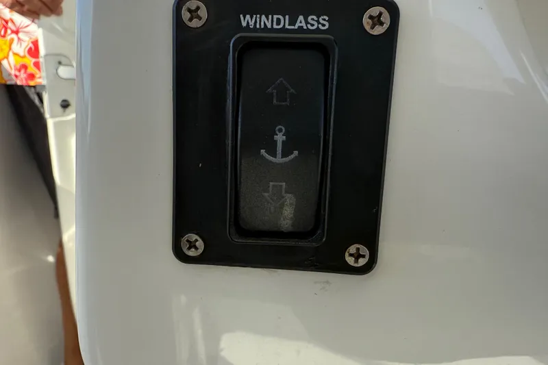  Yacht Photos Pics Windlass control switch on 2016 Extreme Boats 38 Cuddy Cabin.