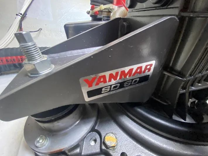 No Schedule Yacht Photos Pics Yanmar SD 60 engine component on 2019 Lagoon 42 Owners Version catamaran.