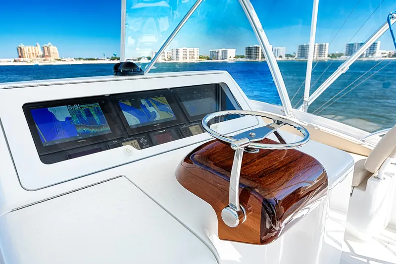 O'fishal Bizzness Yacht Photos Pics 2018 Viking 44 Convertible  Helm