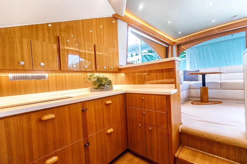 O'fishal Bizzness Yacht Photos Pics 2018 Viking 44 Convertible  Galley