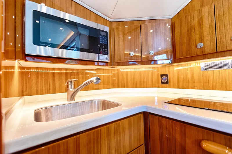 O'fishal Bizzness Yacht Photos Pics 2018 Viking 44 Convertible  Galley