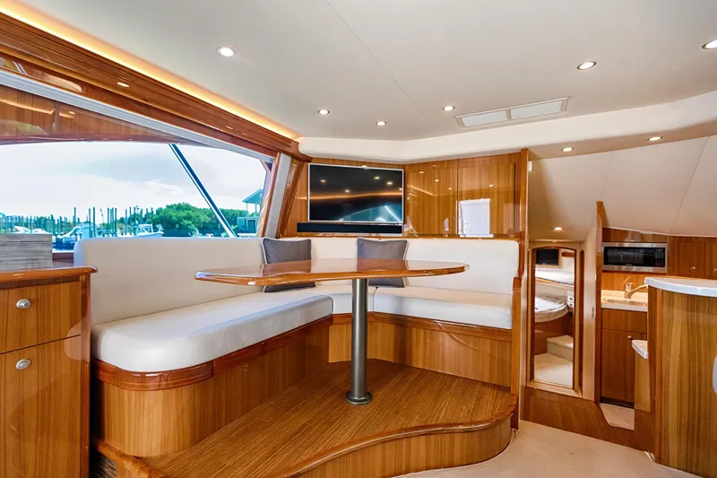 O'fishal Bizzness Yacht Photos Pics 2018 Viking 44 Convertible  Dinette