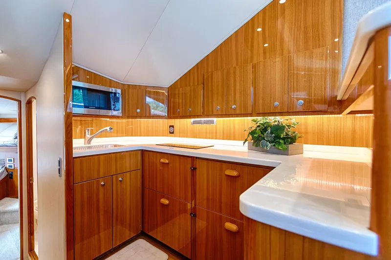 O'fishal Bizzness Yacht Photos Pics 2018 Viking 44 Convertible  Galley 3