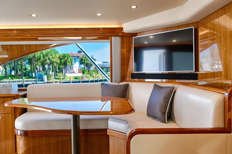 O'fishal Bizzness Yacht Photos Pics 2018 Viking 44 Convertible  Dinette 1