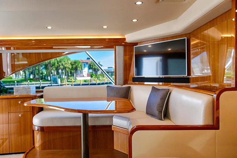 O'fishal Bizzness Yacht Photos Pics 2018 Viking 44 Convertible  Dinette 2