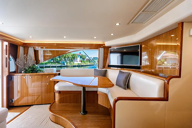 O'fishal Bizzness Yacht Photos Pics 2018 Viking 44 Convertible  Dinette 3
