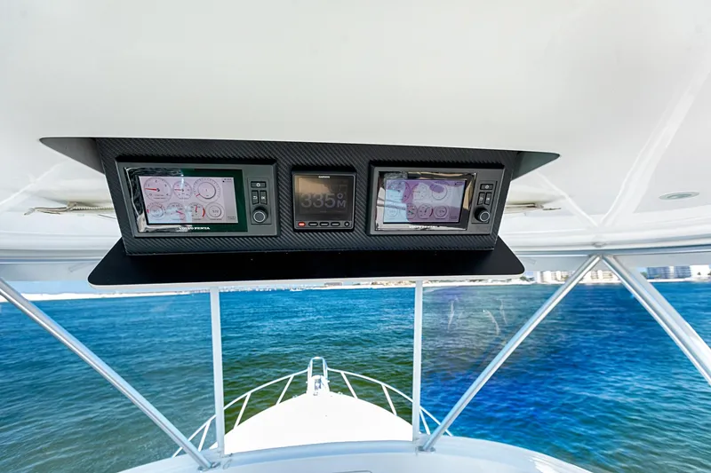O'fishal Bizzness Yacht Photos Pics 2018 Viking 44 Convertible  Helm 7