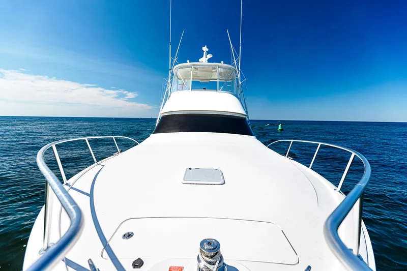 O'fishal Bizzness Yacht Photos Pics 2018 Viking 44 Convertible  Bow