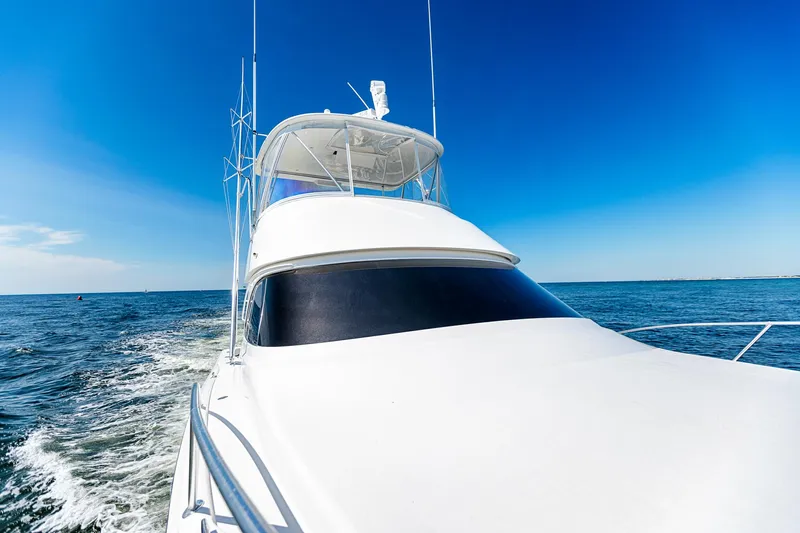 O'fishal Bizzness Yacht Photos Pics 2018 Viking 44 Convertible  Bow3