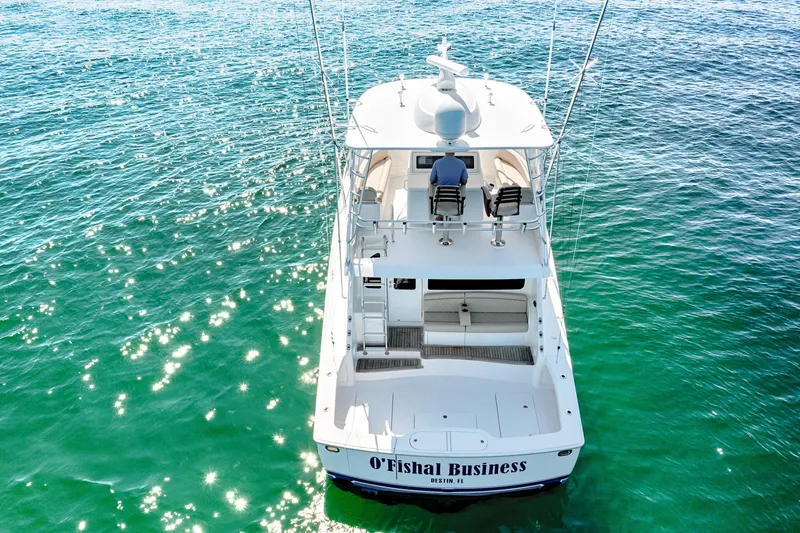 O'fishal Bizzness Yacht Photos Pics 2018 Viking 44 Convertible  Transom