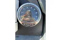 Close-up of 2023 Quicksilver Activ 675 Open boat tachometer displaying RPM and hours.