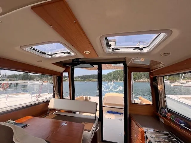 Windless Yacht Photos Pics Interior of 2016 Ranger Tugs R-29 S Tug with scenic water view.
