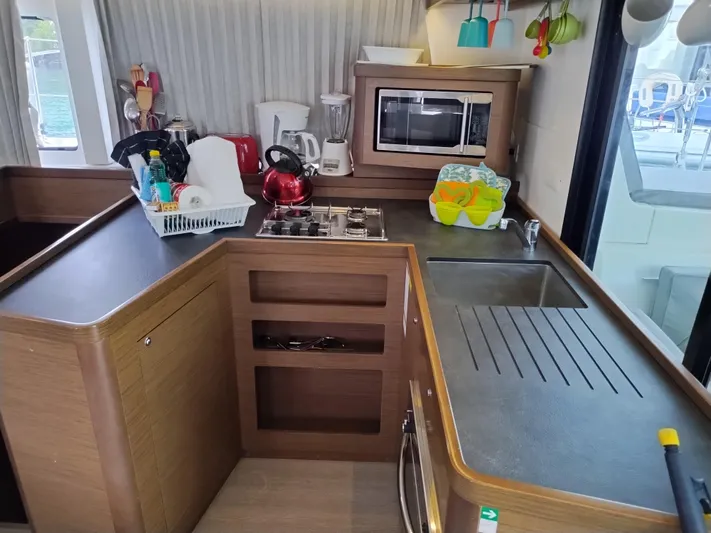 Amnesia Yacht Photos Pics Galley