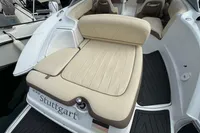 2007 Cobalt 232 boat interior with beige seating, labeled "Stuttgart."