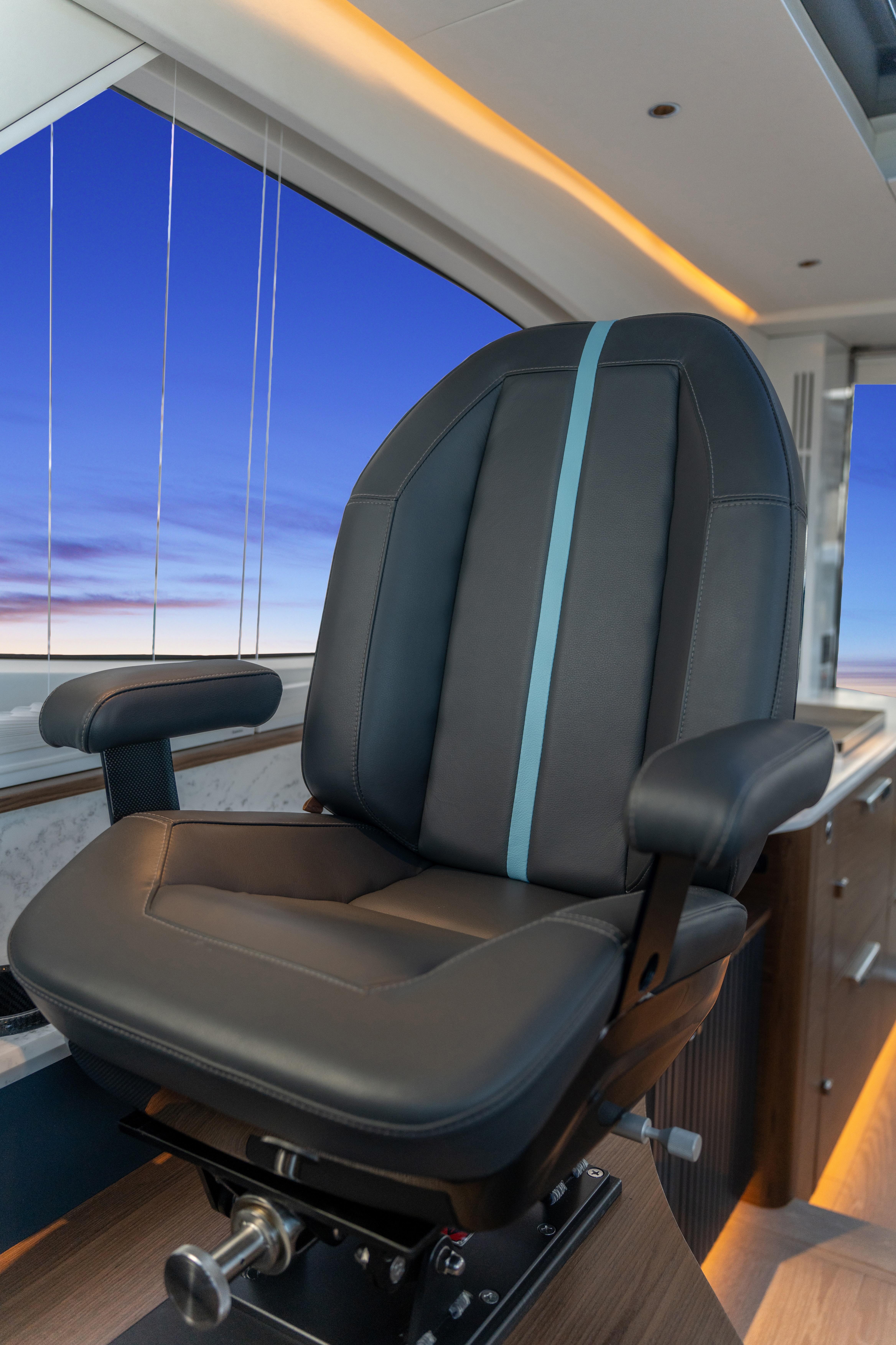 Luxurious interior seat of 2025 ECLIPSE 505 Shadow with modern design and comfort.