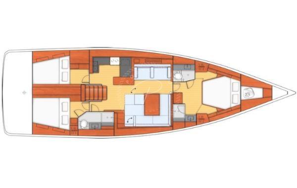 2015 Beneteau Oceanis 55 Croisières (voile) à vendre - YachtWorld