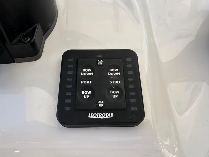  Yacht Photos Pics Lectrotab control panel on 2022 Tidewater 280 CC boat.