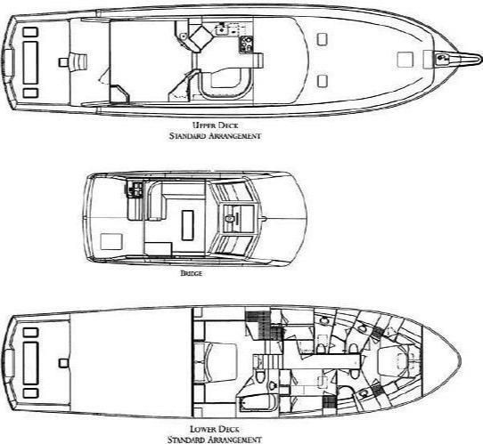 2003 Hatteras 70 
