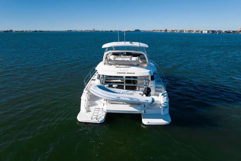 Cay Sera Yacht Photos Pics 2019 Aquila 44 yacht on open sea.