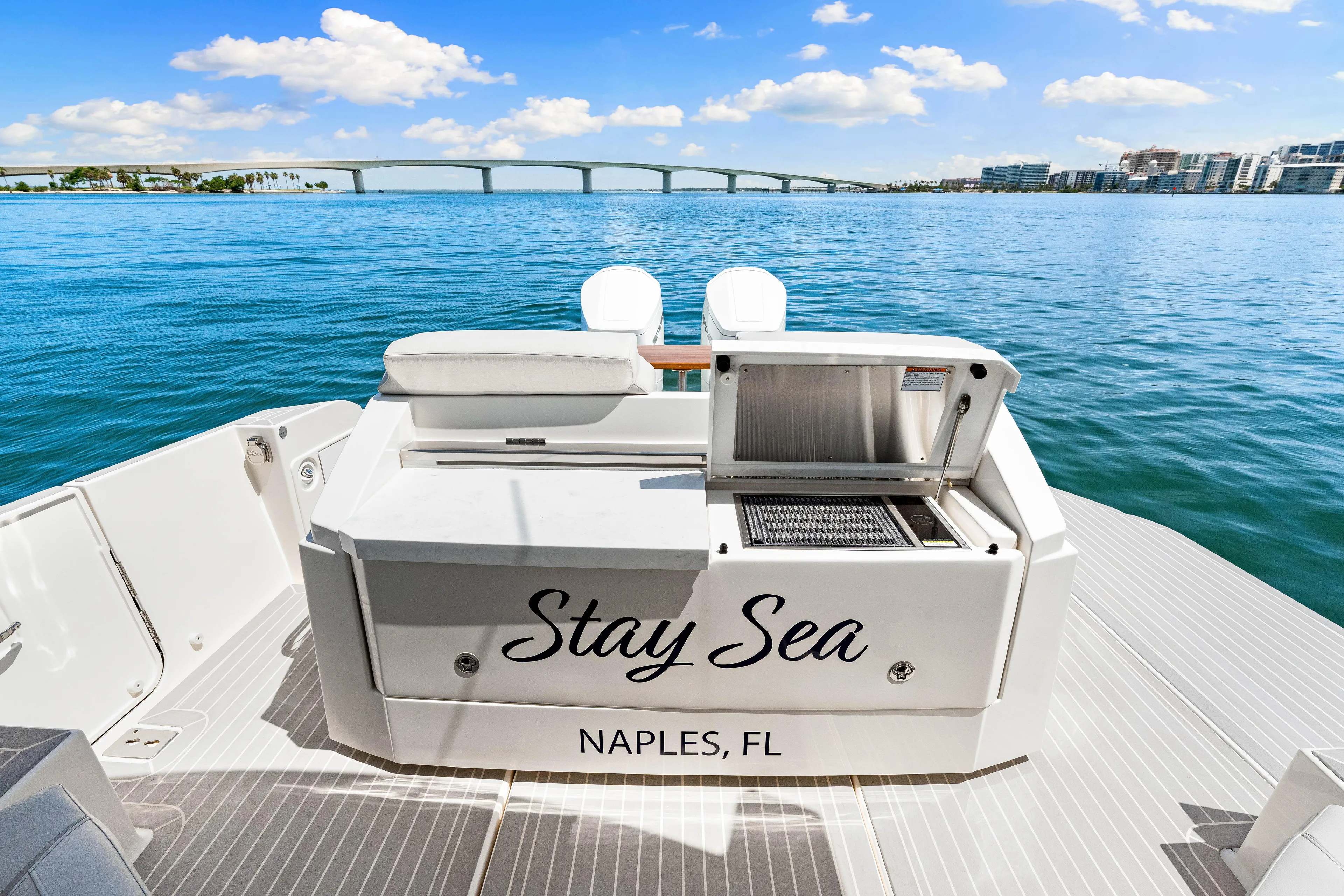  Yacht Photos Pics 2022 Tiara Yachts 43 LE boat named "Stay Sea" in Naples, FL, with ocean view.