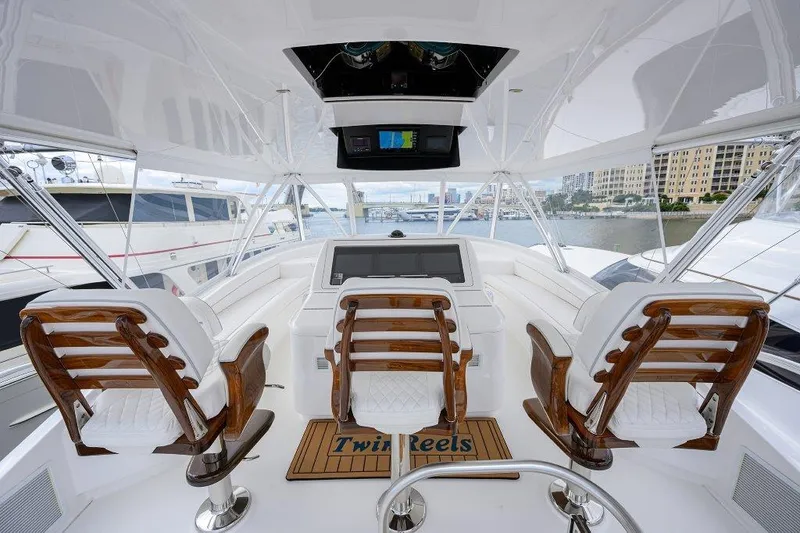Twin Reels Yacht Photos Pics Viking 68 Twin Reels - Flybridge