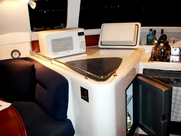 Ocean Mandalay Yacht Photos Pics Galley Refrigerator/Freezer