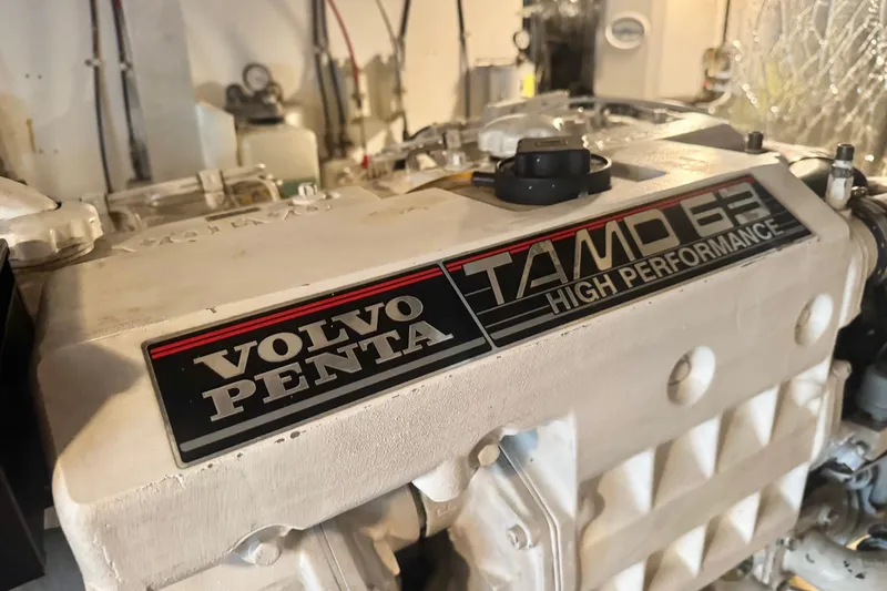  Yacht Photos Pics Volvo Penta TAMD 63 high-performance engine in 2001 Navigator 56 Classic Pilothouse.