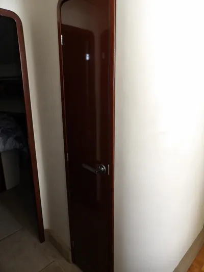  Yacht Photos Pics Wooden interior door on 2008 Sea Ray 44 Sedan Bridge yacht.