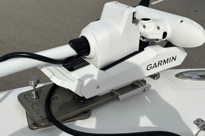 Liberty Call Yacht Photos Pics Garmin marine equipment on 2015 Edgewater 320CC boat, featuring Sea Sucker mount.