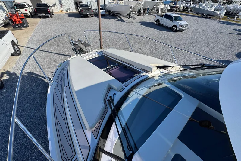  Yacht Photos Pics 2020 Beneteau Antares 27 boat on display in a marina lot.