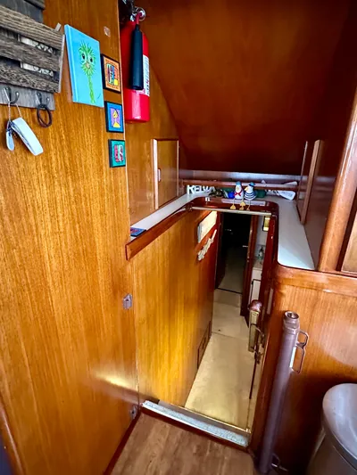 Farbrengen Yacht Photos Pics Stairs to Staterooms