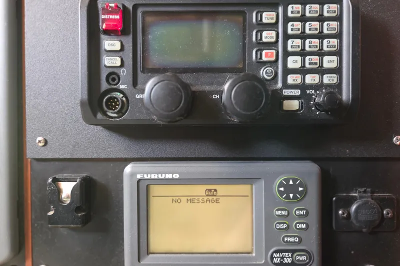 Callahan Yacht Photos Pics Control panel of a 2000 Ta Shing Taswell 44 All Season yacht.