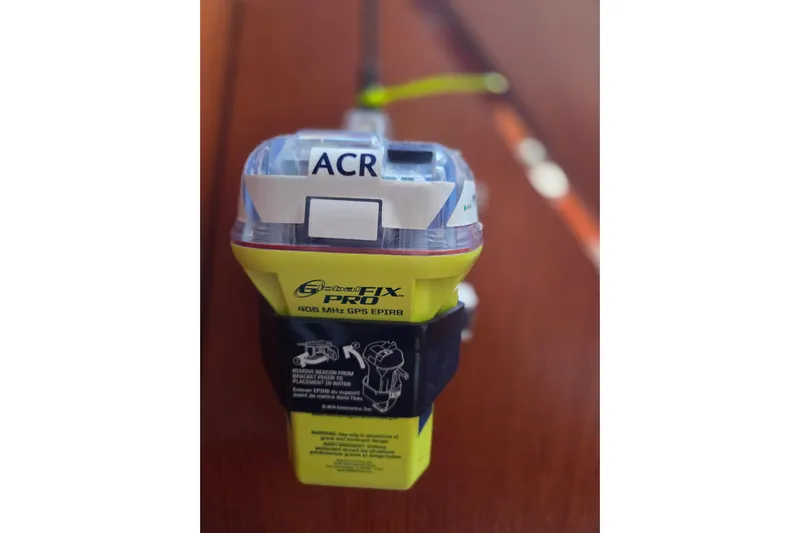 Callahan Yacht Photos Pics ACR GlobalFix Pro 406 MHz GPS EPIRB on Ta Shing Taswell 44 All Season yacht.