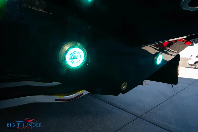  Yacht Photos Pics 2024 Donzi 39 VRZ boat with illuminated underwater lights at Big Thunder Marine.