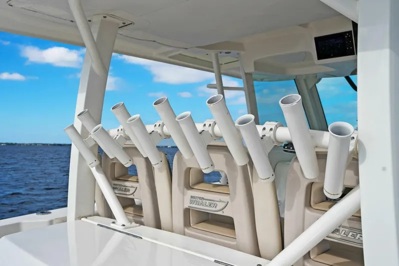 Lima Kilo Yacht Photos Pics 2019 Boston Whaler 380 Outrage 'Lima Kilo' - Rod Holders