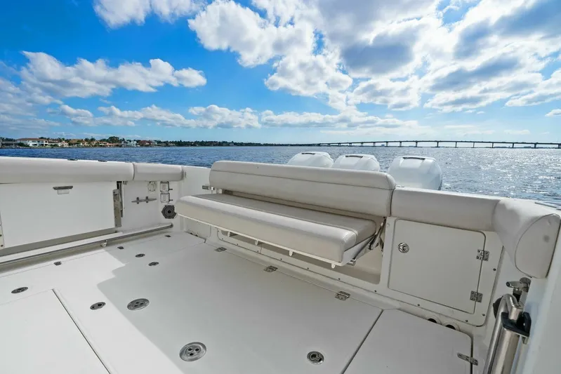 Lima Kilo Yacht Photos Pics 2019 Boston Whaler 380 Outrage 'Lima Kilo' - Seating
